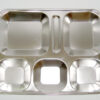 Khay cơm 6 ngăn inox 304 (28 x 36 x 3)