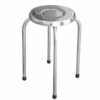 Ghế đẩu mặt cạnh đứng inox