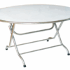 Bàn tròn inox 1.2m