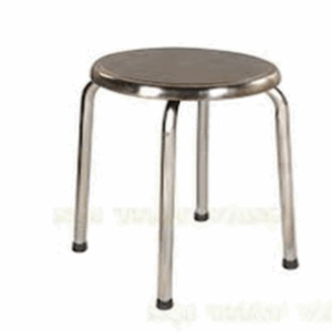 Ghế đẩu inox, phi 25x1mm