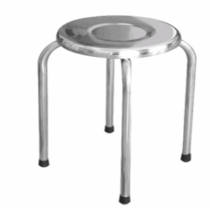 Ghế đẩu inox 304 mặt 30, phi 25x1.2mm